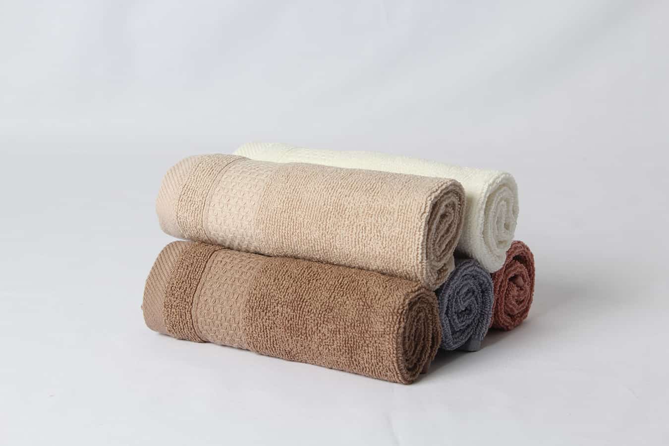 تصویر 1 از حوله دست و صورت عروس الیاف طبیعی مقاوم در شستشو